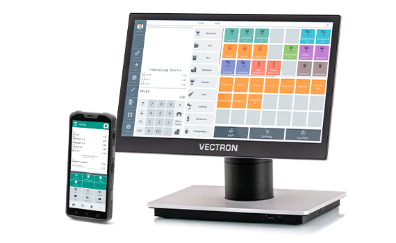 [Translate to English:] Stationäres und mobiles Vectron-Kassensystem